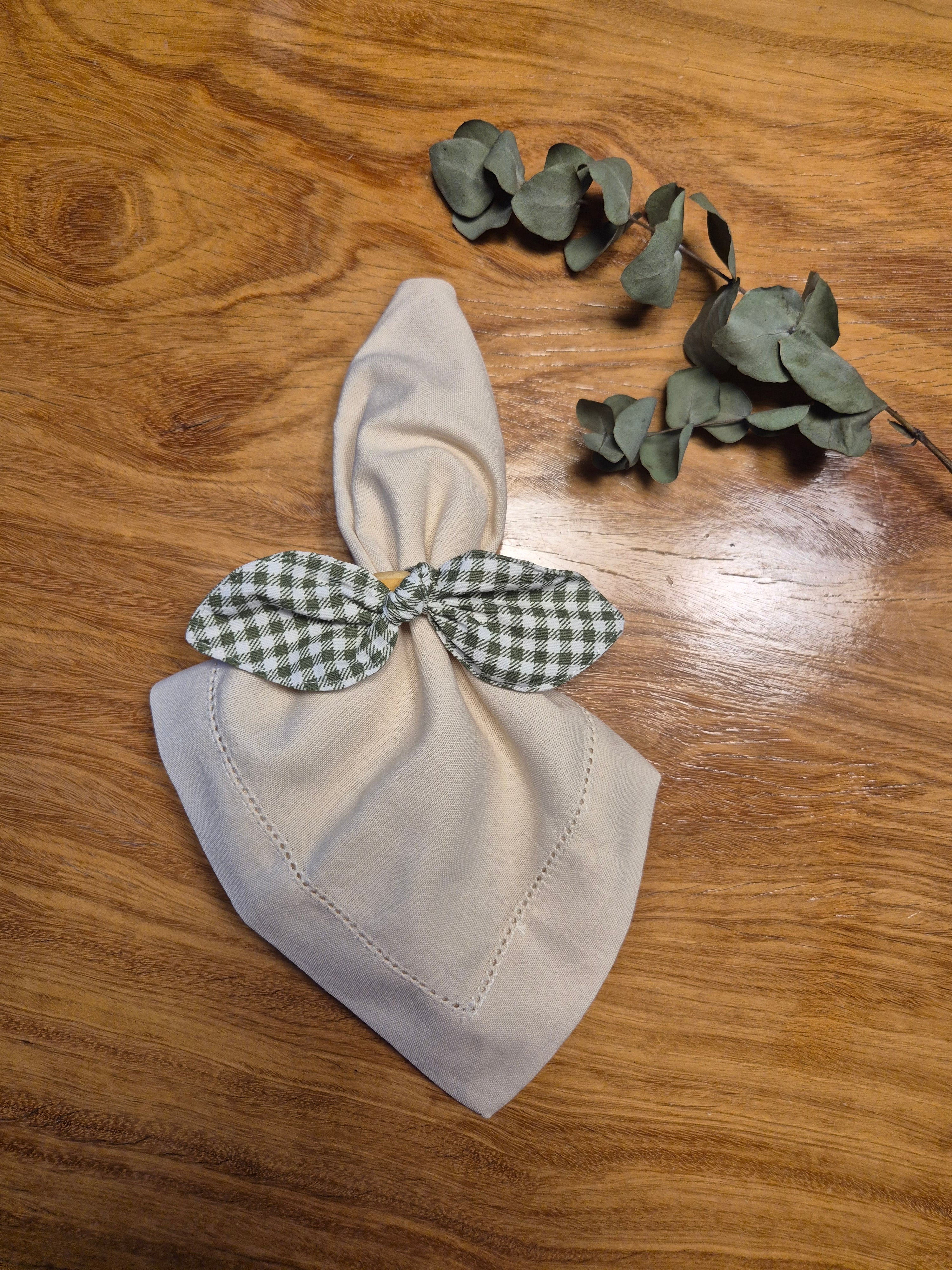 Anel de Guardanapo em Tecido Verde