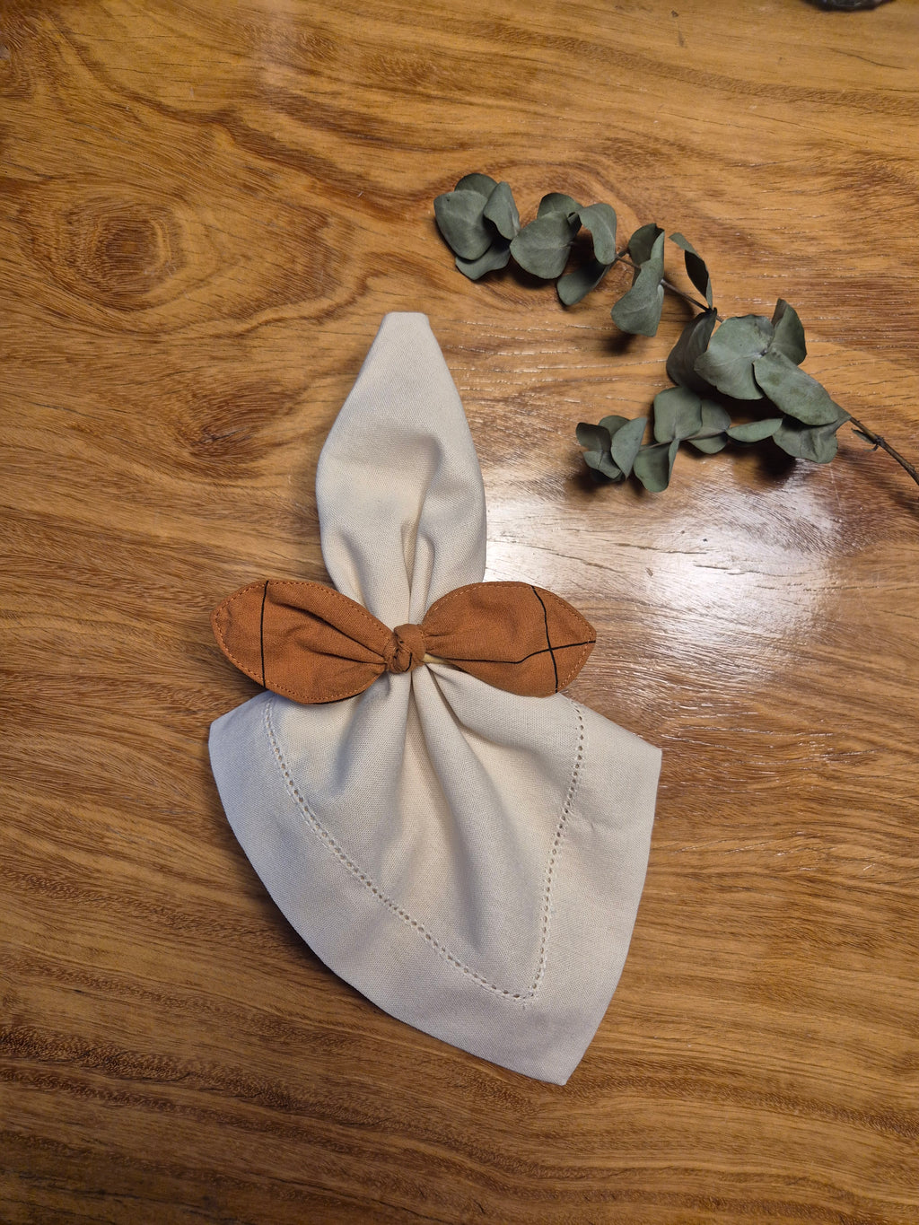 Anel de Guardanapo em Tecido Terracota