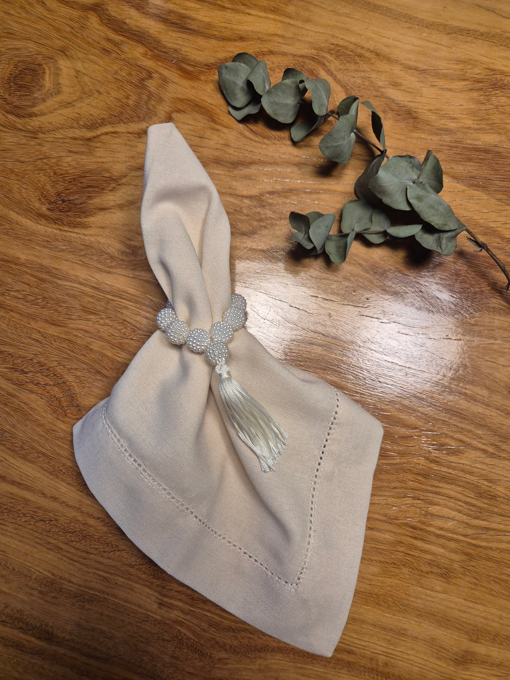 Anel de Guardanapo em Pérolas