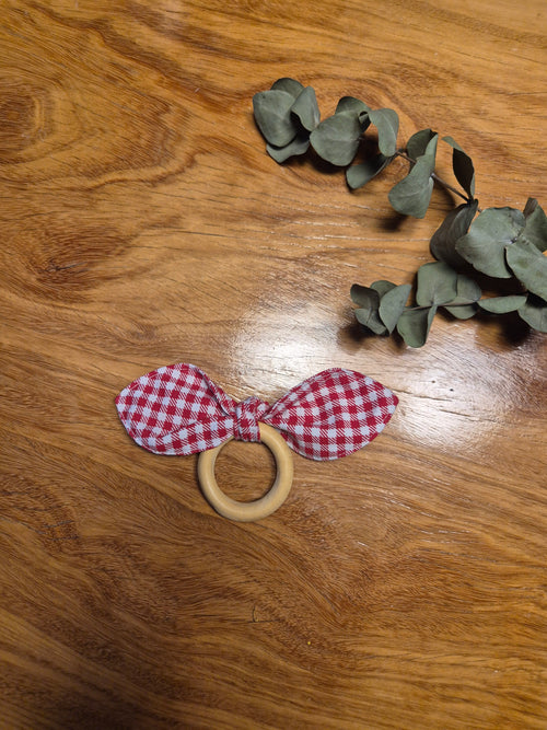 Anel de Guardanapo em Tecido Vermelho